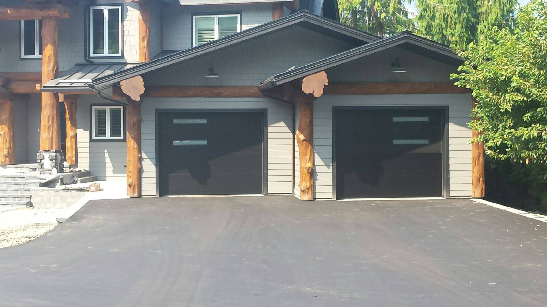 Modern unique garage doors