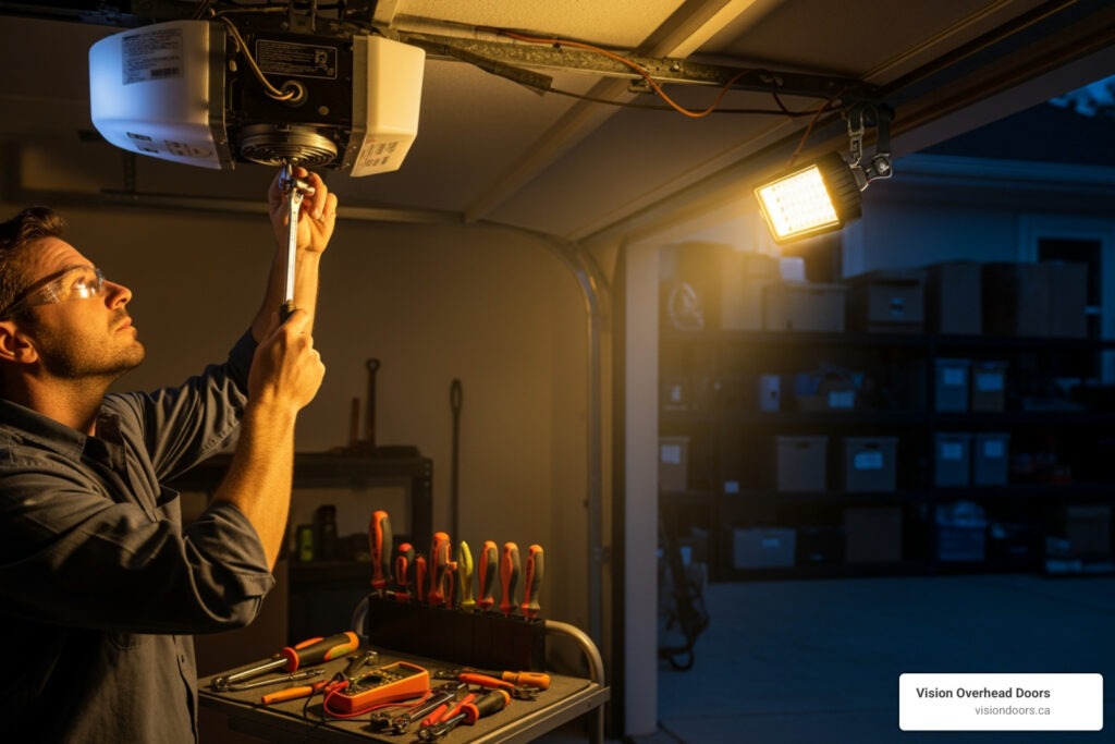 emergency garage door opener installation in vernon, bc