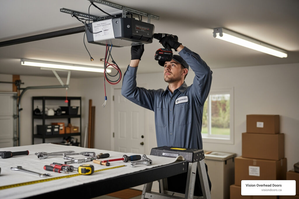 "Find local companies for garage door openers installation in Vernon."