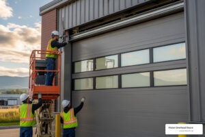 affordable commercial overhead door installation in vernon, bc