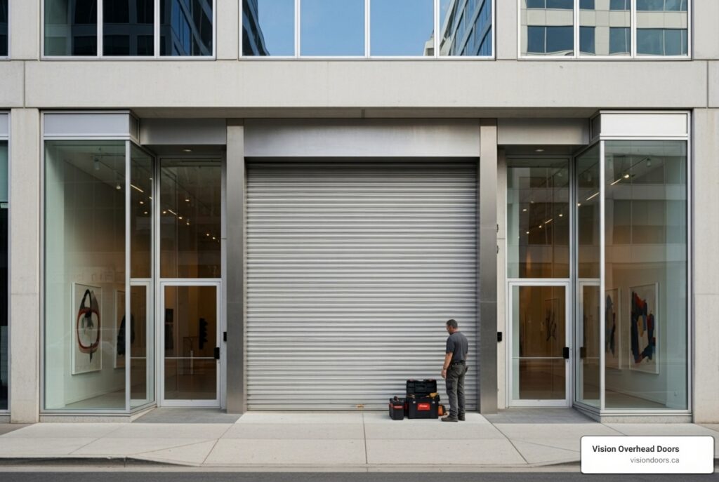 commercial overhead door installation armstrong bc