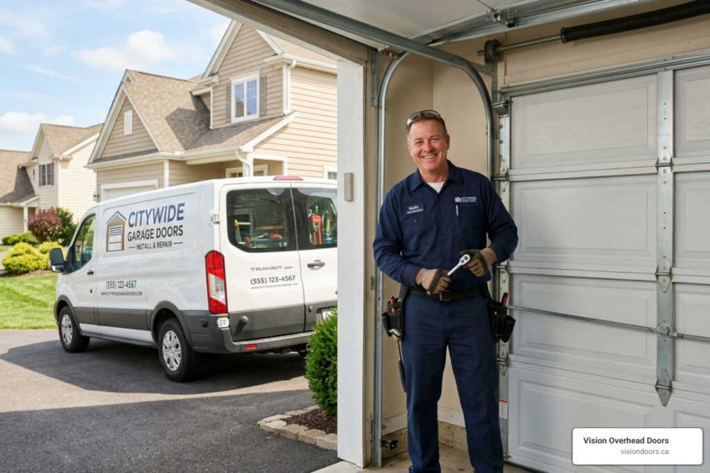 how local garage door companies provide better service