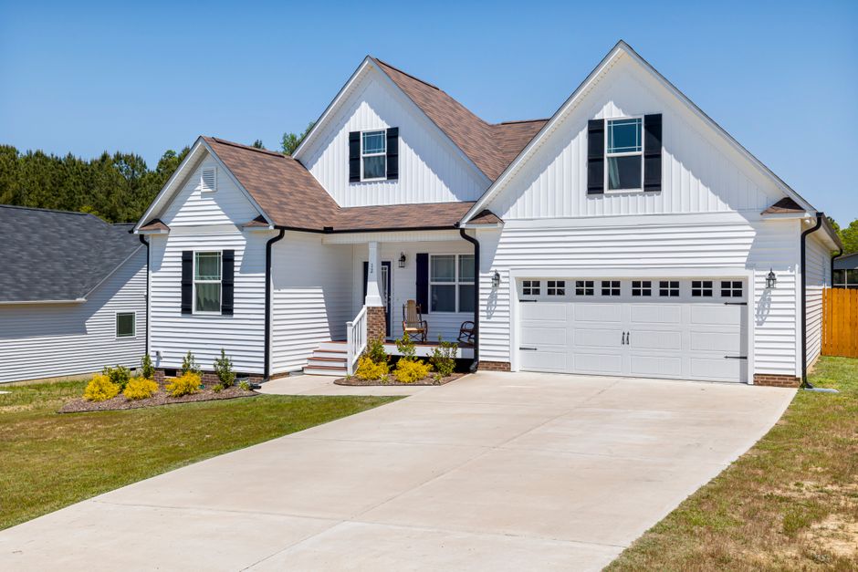aluminum garage door modern home curb appeal