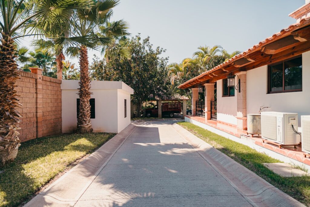 summer garage door maintenance sunny residential home