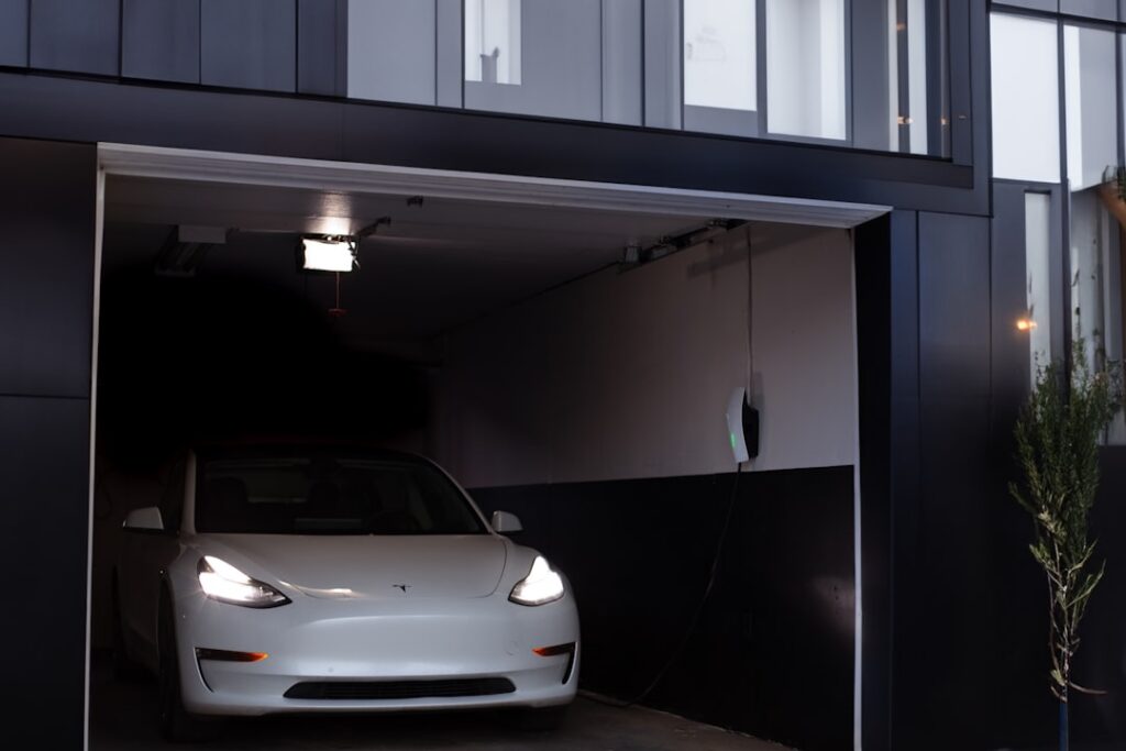 wifi enabled garage door opener smart home modern house