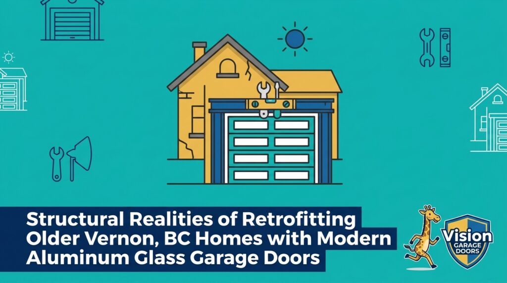 Structural Realities of Retrofitting Older Vernon, BC Homes with Modern Aluminum Glass Garage Doors — featured image