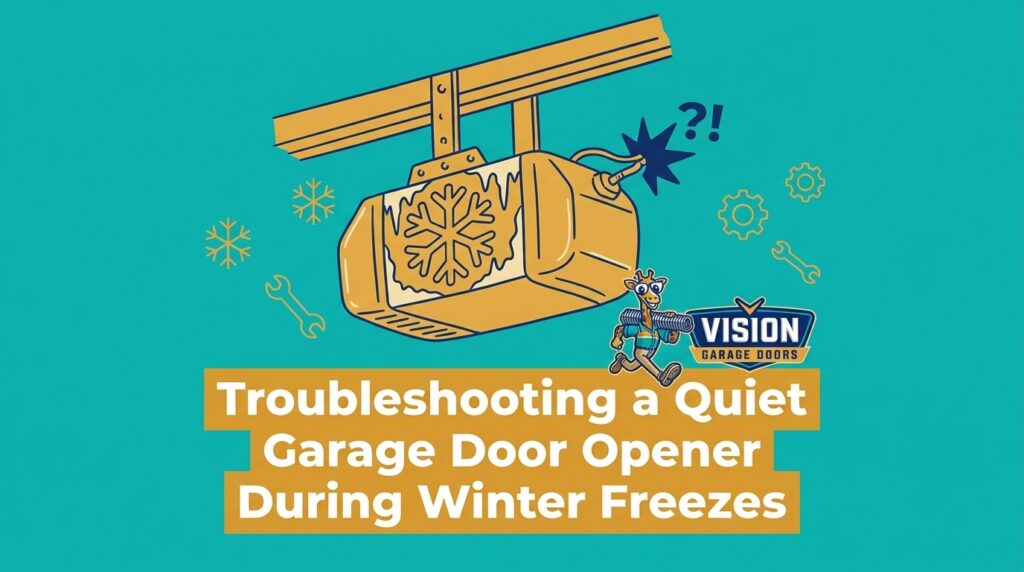 Troubleshooting a Quiet Garage Door Opener During Winter Freezes — featured image
