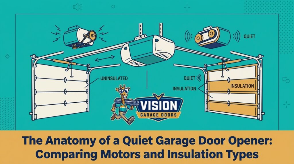 The Anatomy of a Quiet Garage Door Opener: Comparing Motors and Insulation Types — featured image